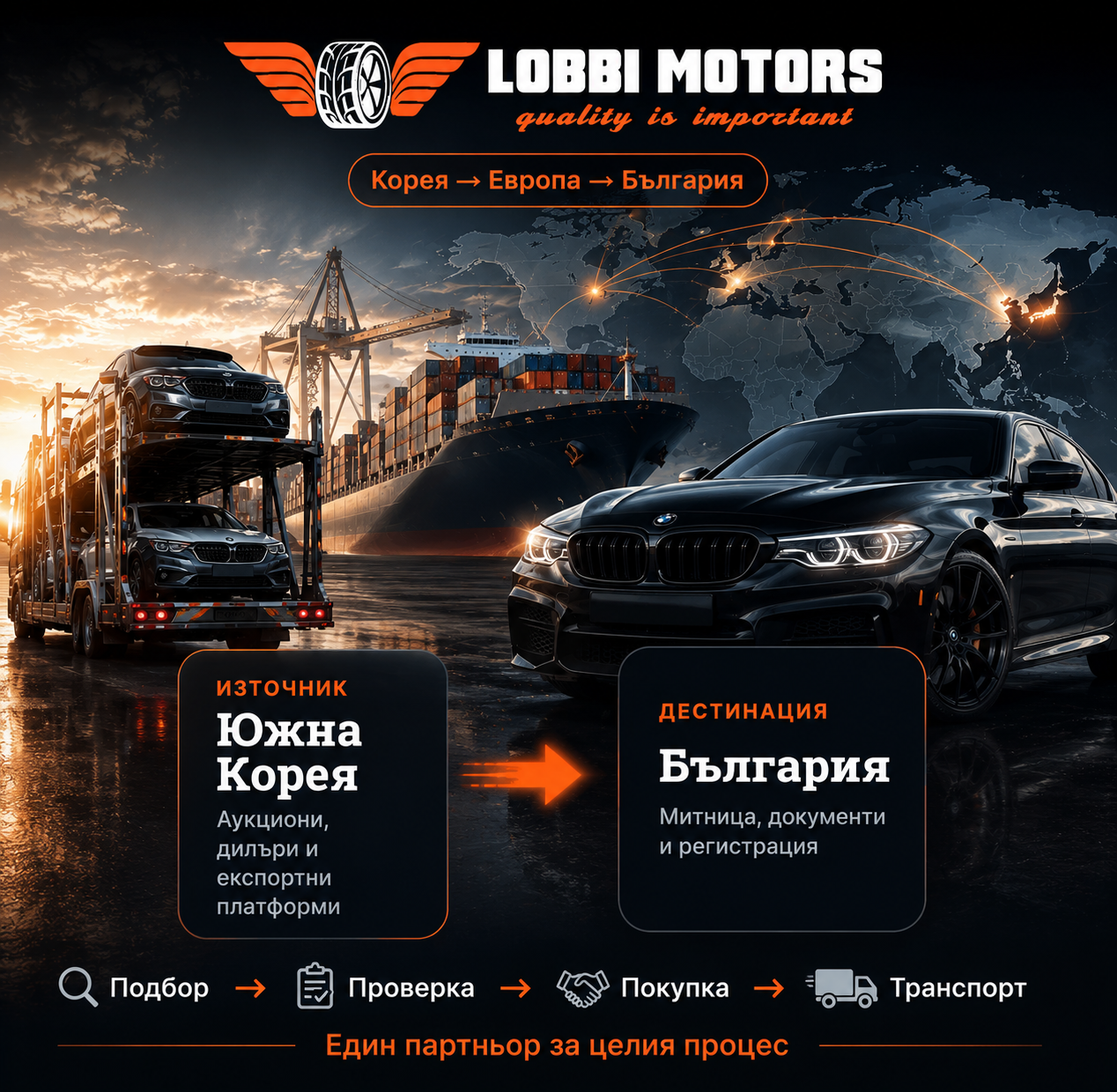 Внос на автомобили от Южна Корея – LOBBI Motors